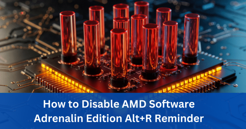 AMD Software Adrenalin Edition Alt+R reminder